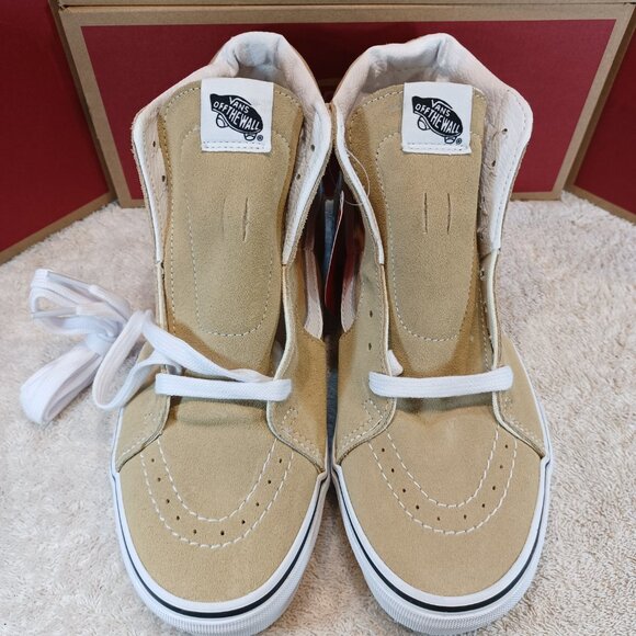 Vans Men's 8/Women's 9.5 Sk8-Hi Taos Taupe/True White VN0A32QGYUU - Picture 5 of 12
